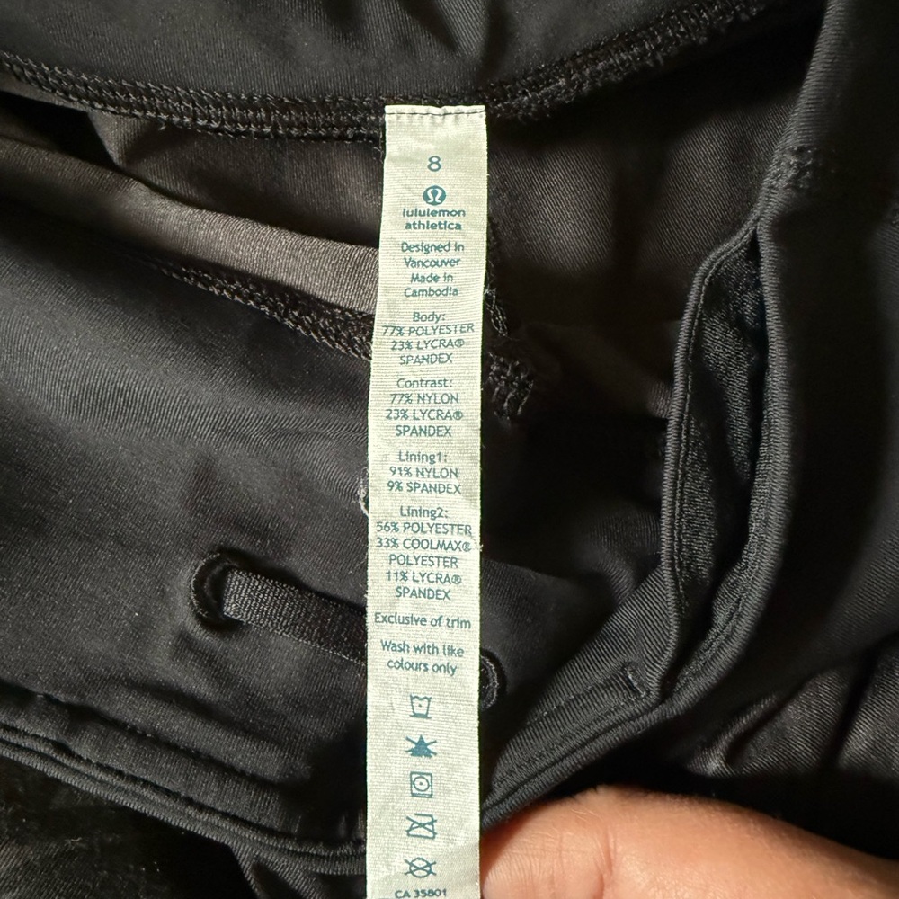 lululemon athletica Black Floral Leggings - Picture 2 of 3